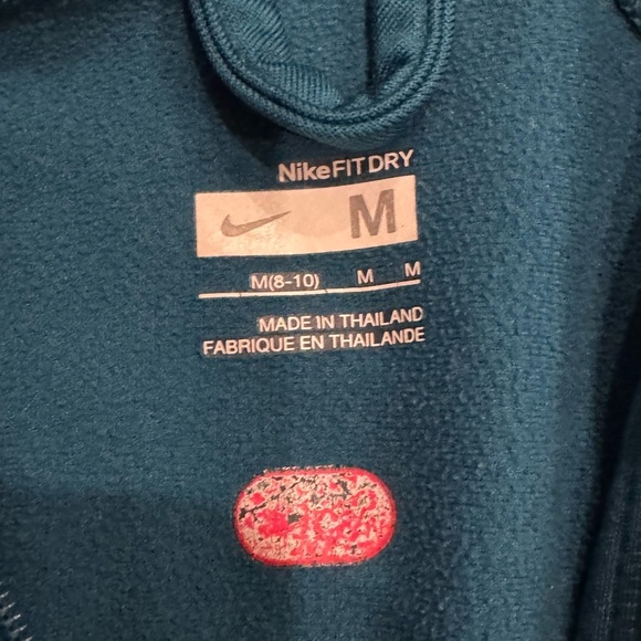 Nike Teal Hooded Jacket with hand mittens - Picture 4 of 11